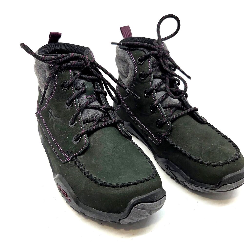 KURU Quest 20140370 Womens Black Leather Hiking Boots US 7 EUR 37.5 VGC